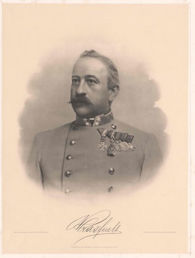Ambros Ritter von Mras (Druck) von Artist Unknown