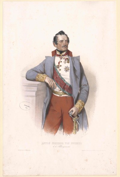 Anton Baron Puchner von Artist Unknown