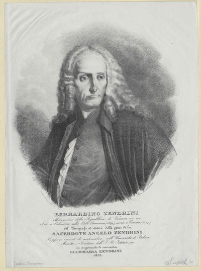 Bernardino Zendrini von Artist Unknown