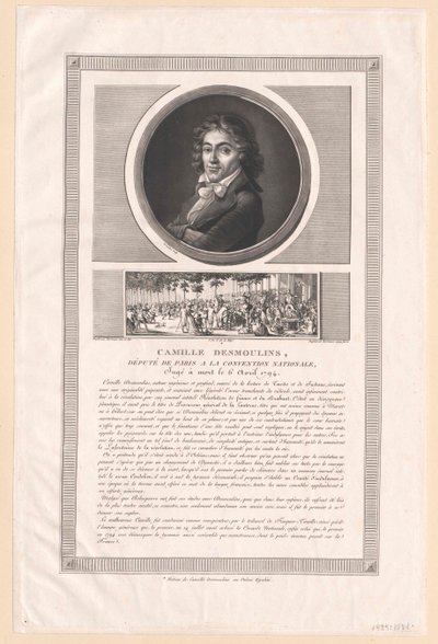 Camille Desmoulins von Artist Unknown