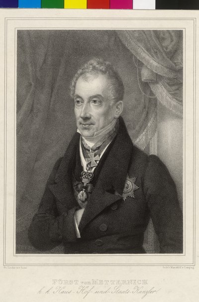 Clement Wenzel Lothar Prinz von Metternich-Winneburg von Artist Unknown