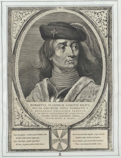 Graf von Flandern Robert I der Friese von Artist Unknown