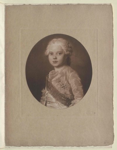 Dauphin von Frankreich Louis XVII. von Artist Unknown