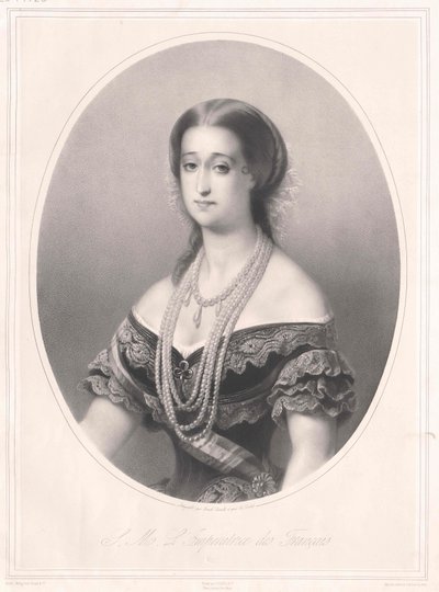 Kaiserin von Frankreich Eugenie von Artist Unknown