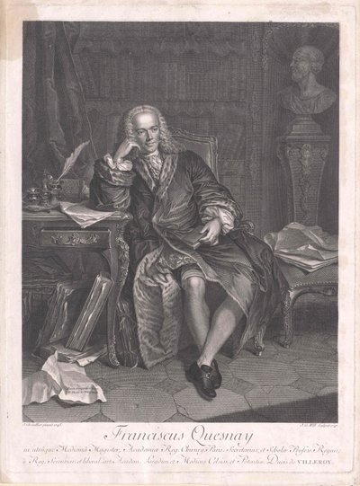 François Quesnay von Artist Unknown