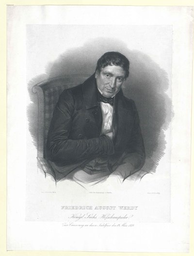 Friedrich August Werdy von Artist Unknown