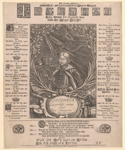 Heiliger Römischer Kaiser Joseph I. von Artist Unknown