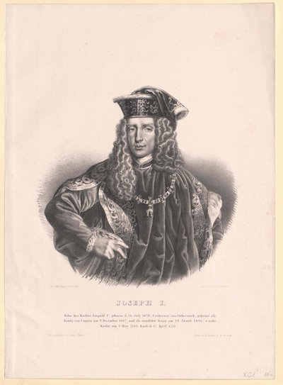 Heiliger Römischer Kaiser Joseph I. von Artist Unknown
