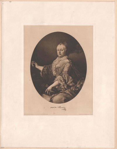 Heilige Römische Kaiserin Maria Theresia von Artist Unknown