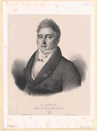Jacques Lafitte von Artist Unknown