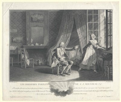Jean Jacques Rousseau von Artist Unknown