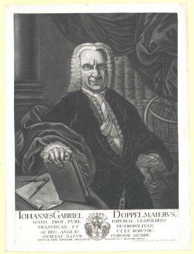 Johann Gabriel Doppelmayr von Artist Unknown