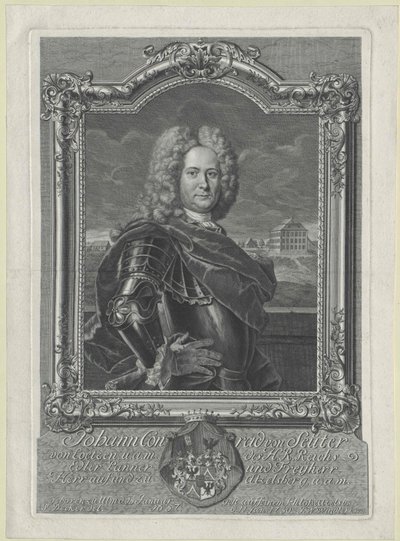 Johann Konrad baron Seutter-Loetzen von Artist Unknown