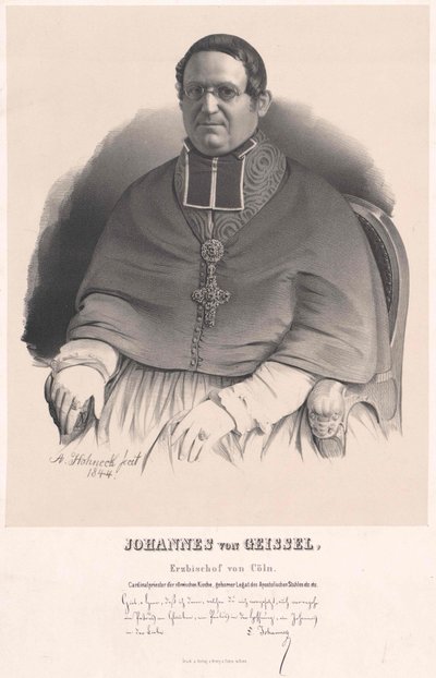 Johannes von Geissel von Artist Unknown