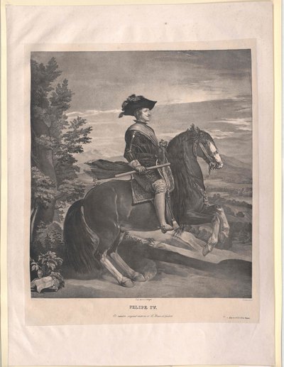König von Spanien Philipp IV von Artist Unknown
