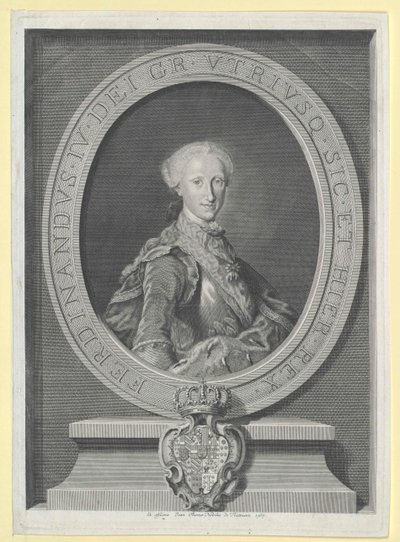 König der beiden Sizilien Ferdinand I. von Artist Unknown