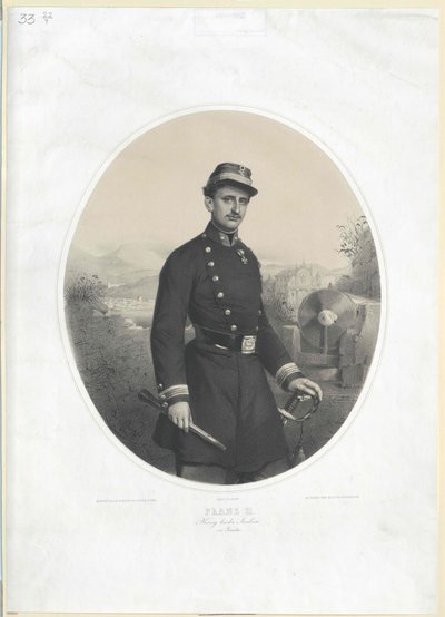 König der Beiden Sizilien Franz II von Artist Unknown