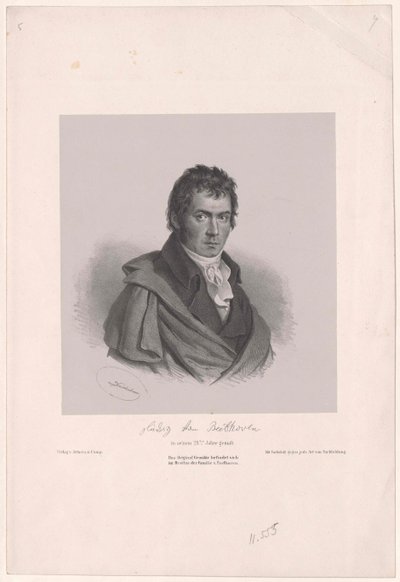 Ludwig van Beethoven von Artist Unknown