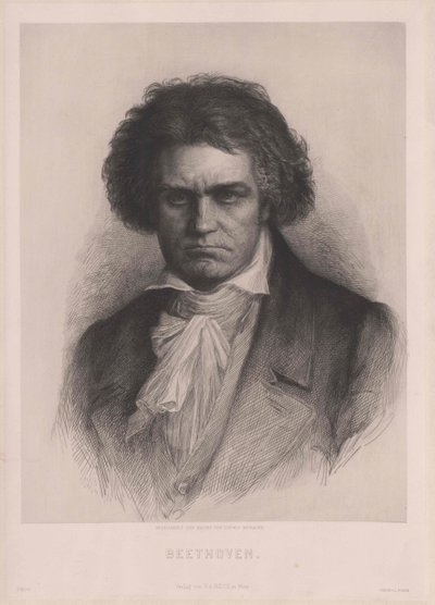Ludwig van Beethoven von Artist Unknown