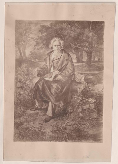 Ludwig van Beethoven von Artist Unknown