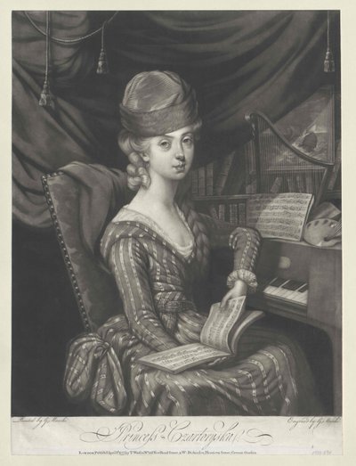 Maria Anna Prinzessin Czartoryska von Artist Unknown