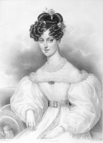 Marie Charlotte Baronin von +1841 Kerpen von Artist Unknown