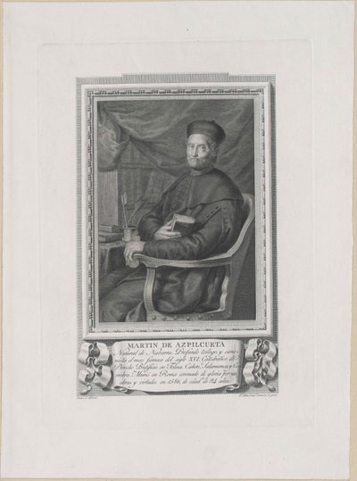 Martin Azpilcueta von Artist Unknown
