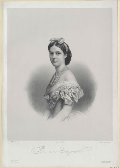 Prinzessin von Dänemark Dagmar von Artist Unknown