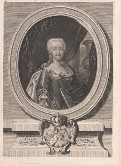 Prinzessin von Sachsen Marie Amalie von Artist Unknown