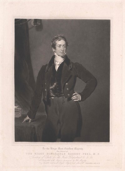 Sir Robert Peel von Artist Unknown