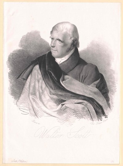 Sir Walter Scott von Artist Unknown