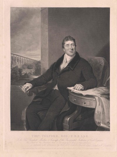 Thomas Telford von Artist Unknown
