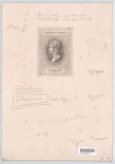 Titus Quinctius Flaminius von Artist Unknown