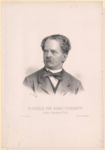 Wilhelm Bossi-Fedrigotti von Belmonte von Artist Unknown