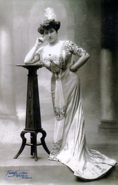 Die Sopranistin Maria Farneti von Arturo Varischi