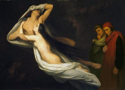 Paolo und Francesca, 1854 von Ary Scheffer