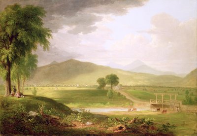 Ansicht von Rutland, Vermont, 1840 von Asher Brown Durand