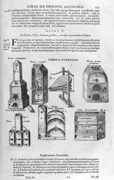 Öfen, 1678 von Athanasius Kircher