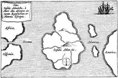 Karte von Atlantis, aus 