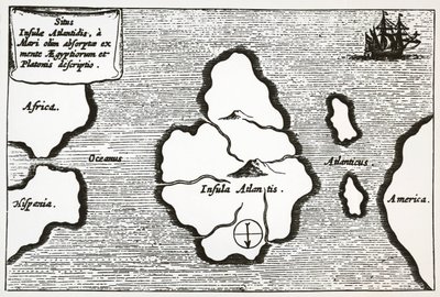 Karte von Atlantis, aus 