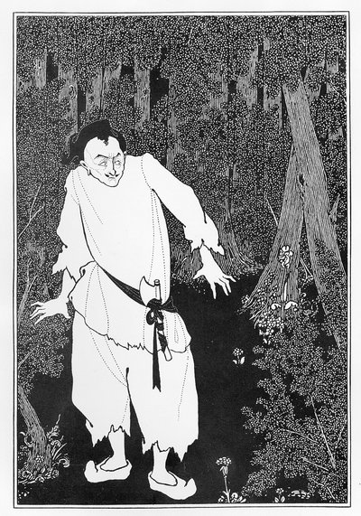 Ali Baba im Wald, 1897 von Aubrey Beardsley