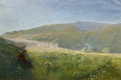 Sommerlandschaft, Vågå von August Eiebakke
