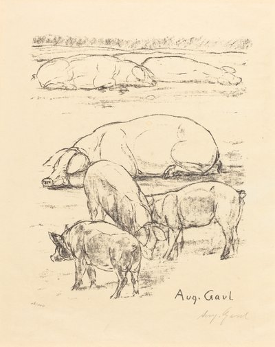 Schweine von August Gaul