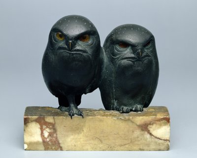 Zwei Eulen, 1903-04 von August Gaul