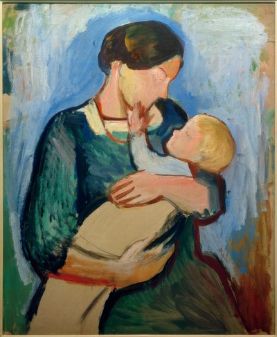 Mutter mit Kind von August Macke