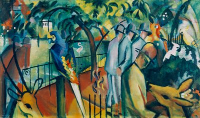Zoologischer Garten I von August Macke