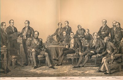 Der Kongress von Paris 1856 von Auguste Blanchard