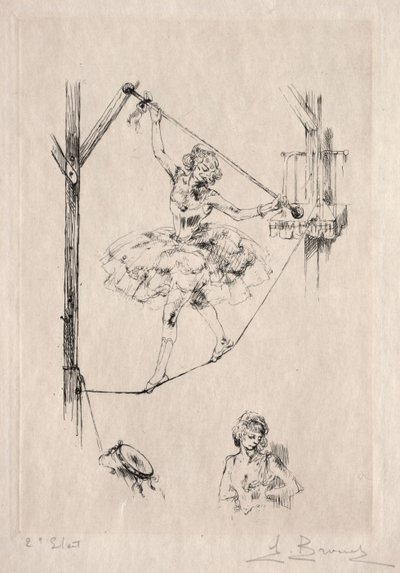 Seiltänzer von Auguste Brouet