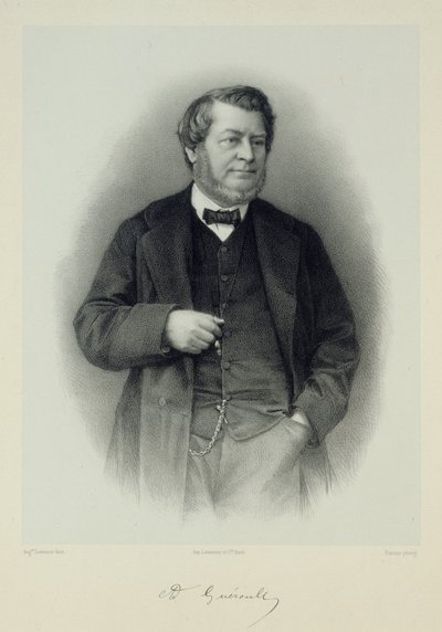 Porträt von Adolphe Guéroult 1810-1872 von Auguste Lemoine