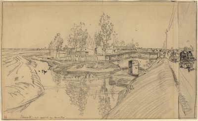 Ankunft auf dem Markt von Auguste Lepere